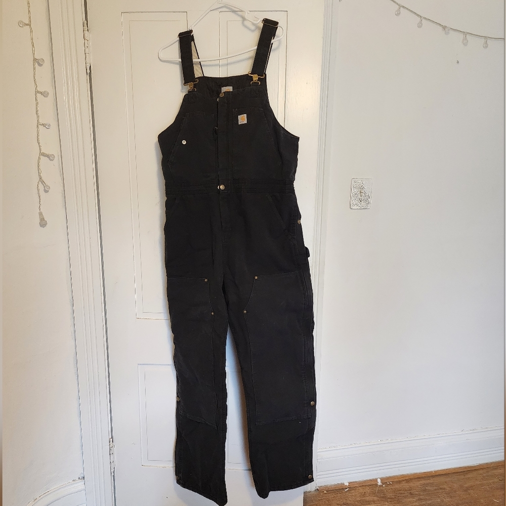 Women's Carhartt Weathered Duck Wildwood Bibs